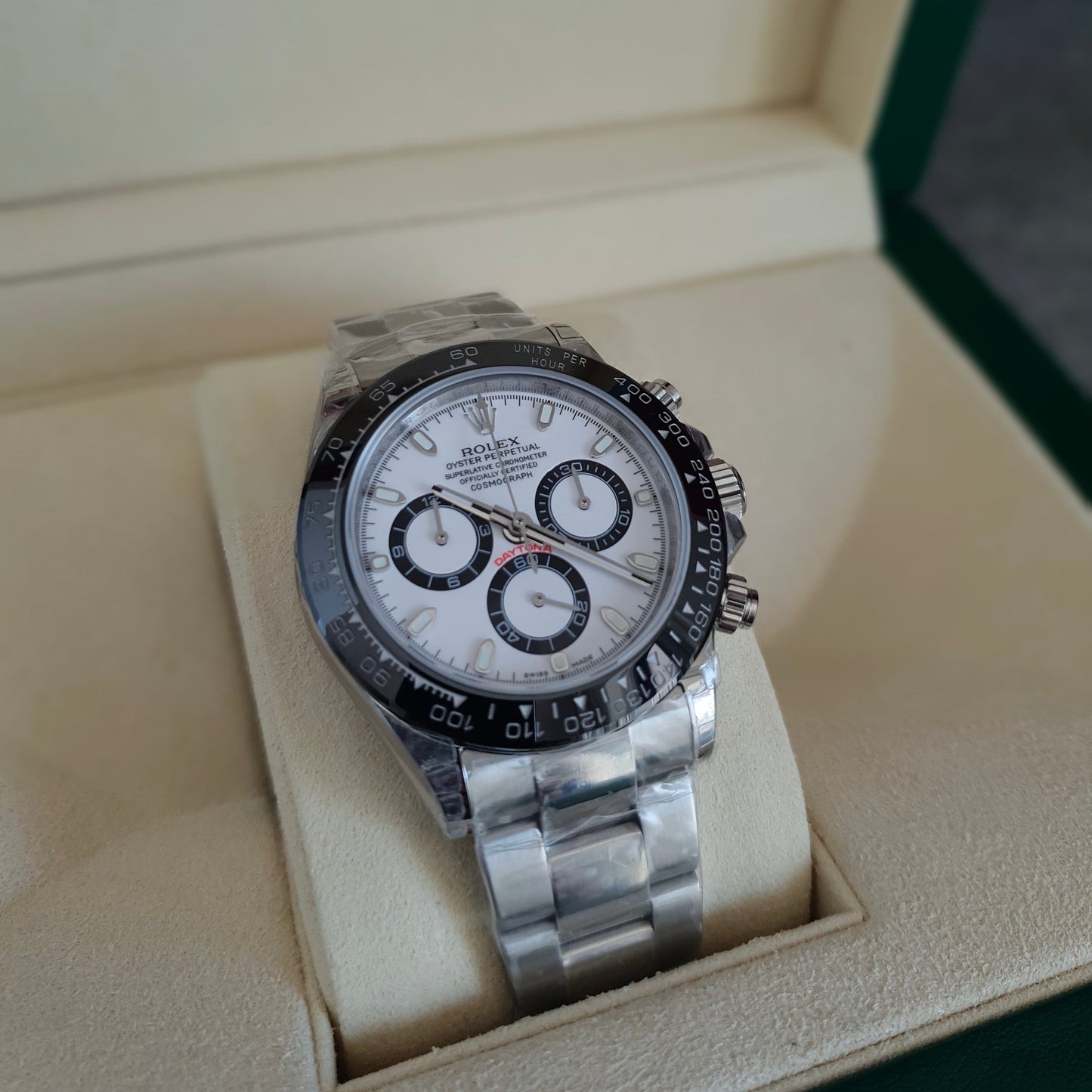 Daytona Ceramica Bianco 40 mm 116505 SUPER CLONE