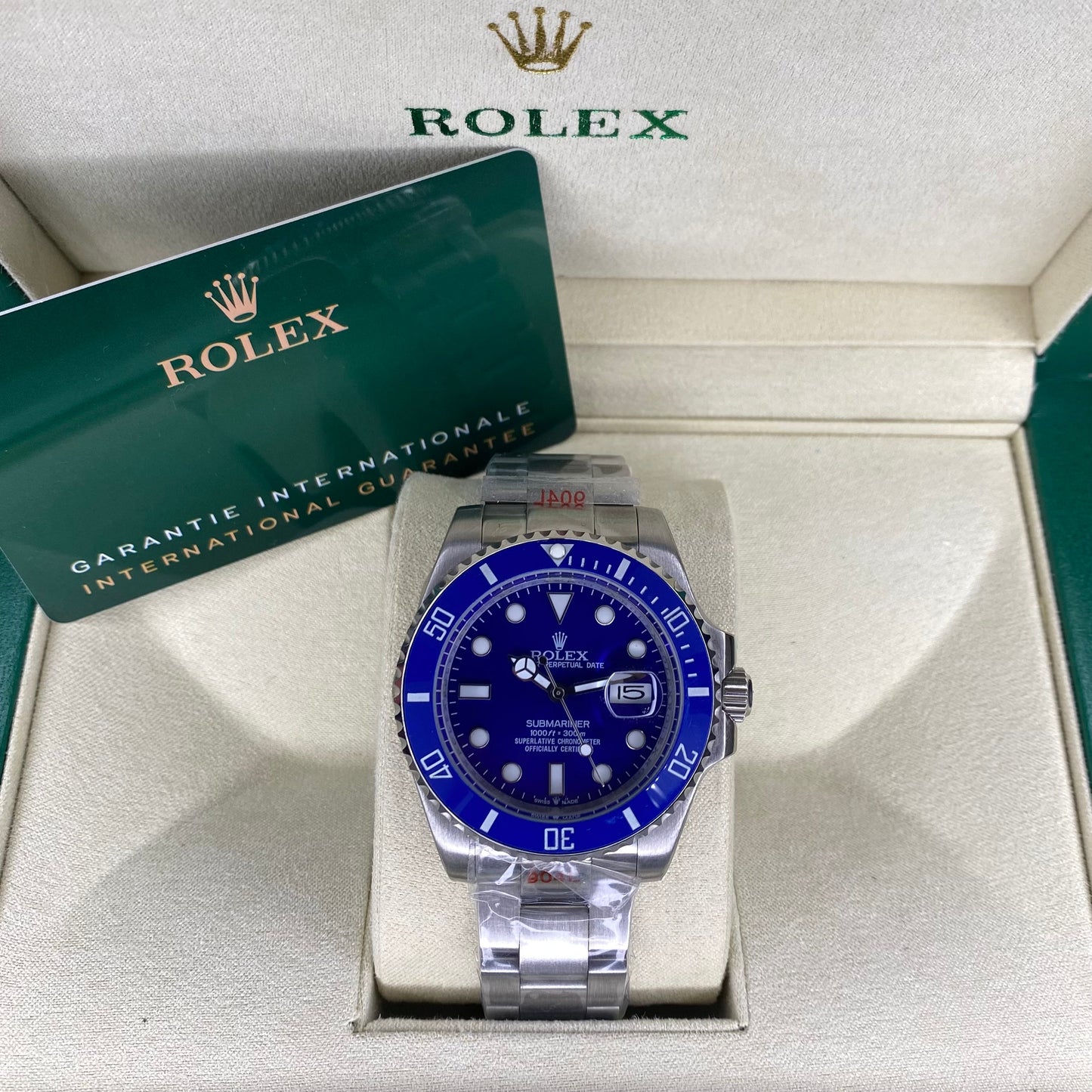 Submariner Date 40 mm Data Blu Dial 116613LB