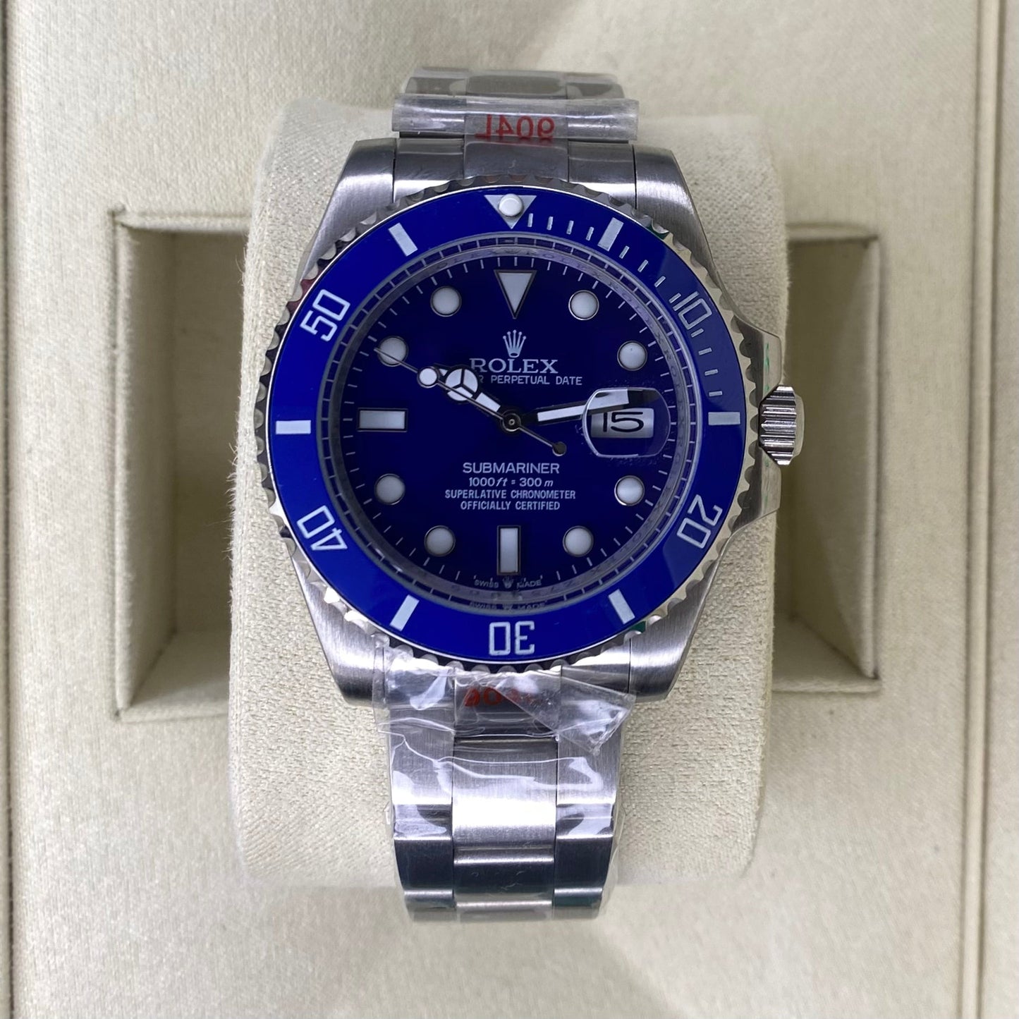 Submariner Date 40 mm Data Blu Dial 116613LB