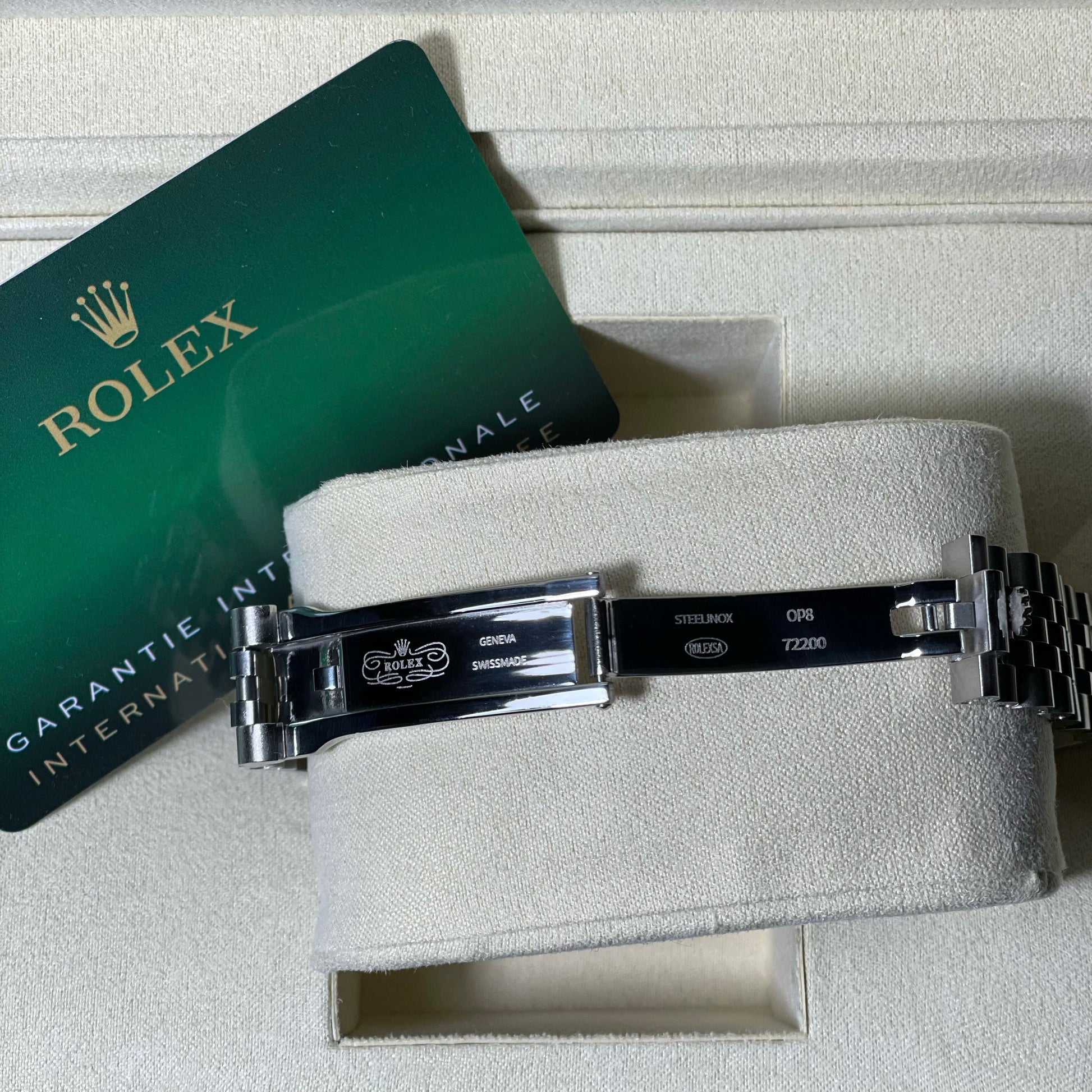 Orologio Rolex datejust 116334 Slate-Dia cinturino in acciaio inox jubilee, presentato in scatola rolex.