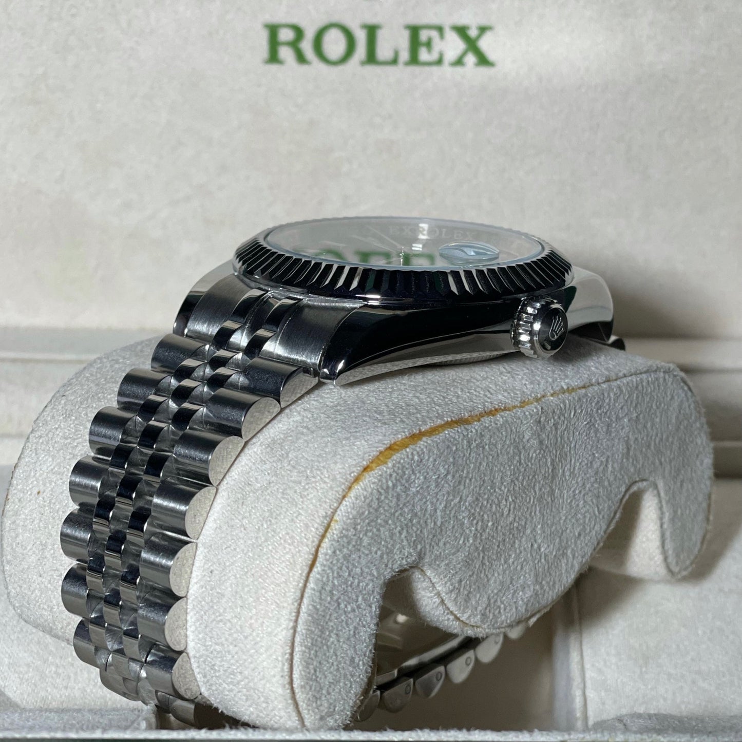 Orologio Rolex Datejust 41 mm oyster cinturino in acciaio inox jubilee, presentato in scatola rolex.